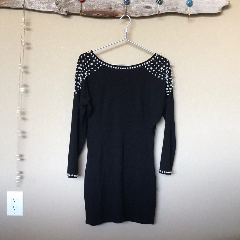 LBD with Mock Pearl Detail